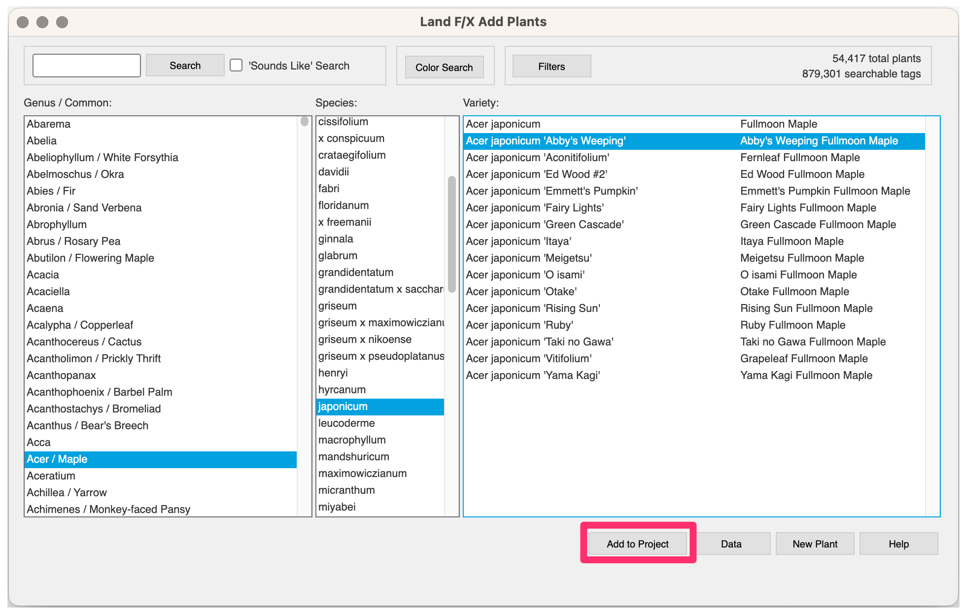 Adding Plants to a Project: Planting F/X for SketchUp Plugin